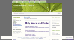 Desktop Screenshot of didsburybaptist.org.uk